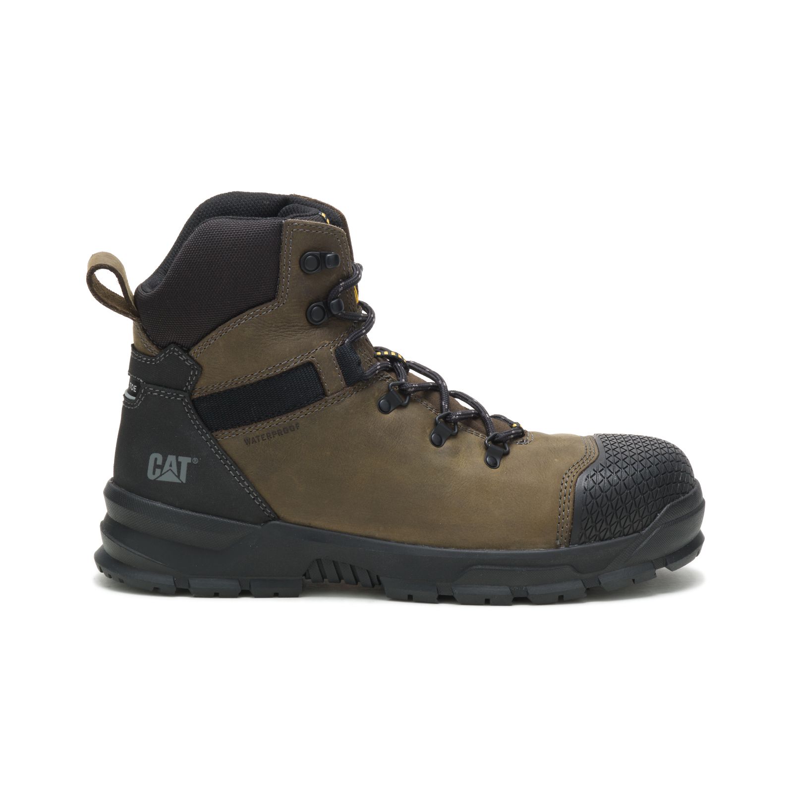 Men's Caterpillar Accomplice X Waterproof Steel Toe Steel Toe Boots Deep Green/Black | Cat-759230