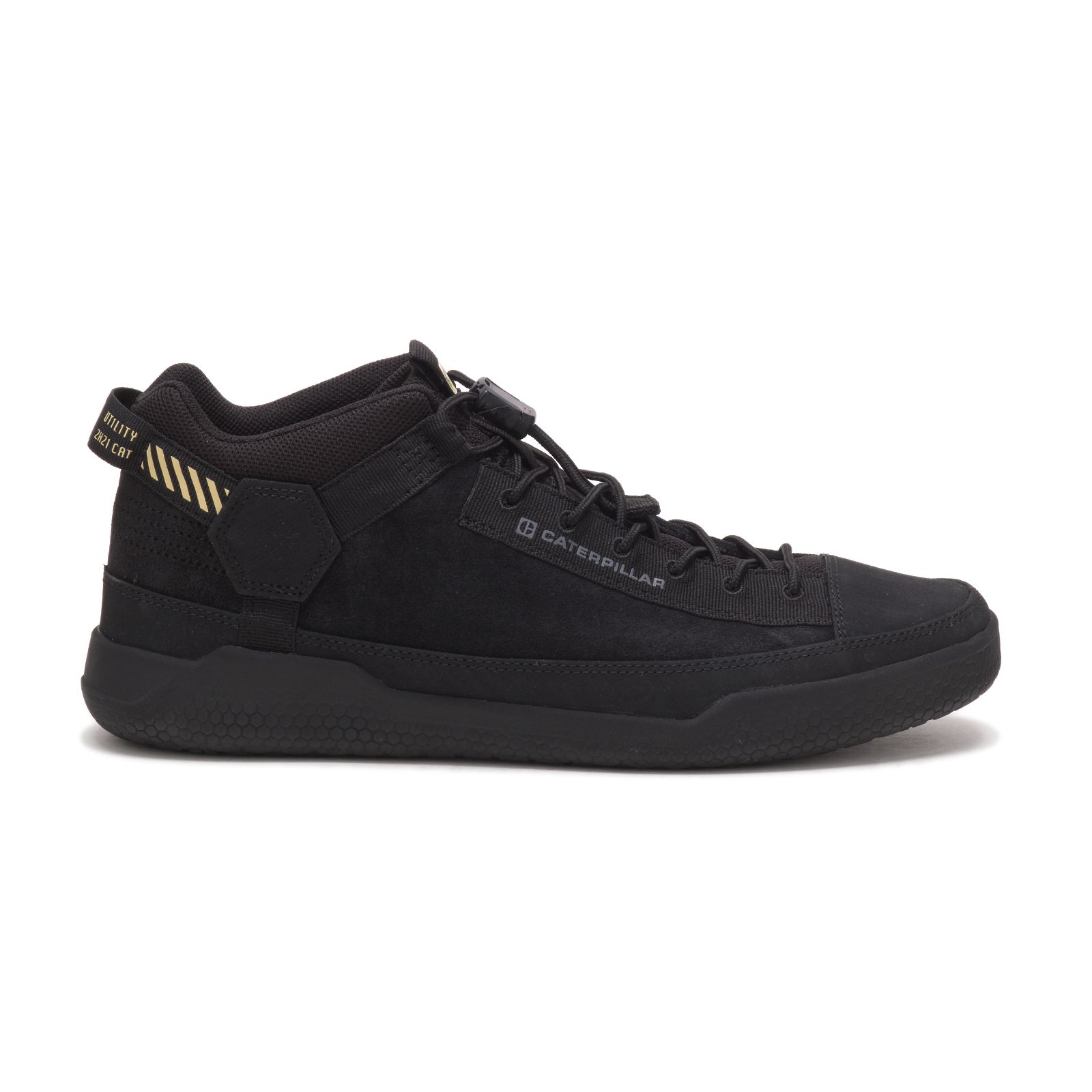 Men's Caterpillar Code Hex Utility Sneakers Black | Cat-179258