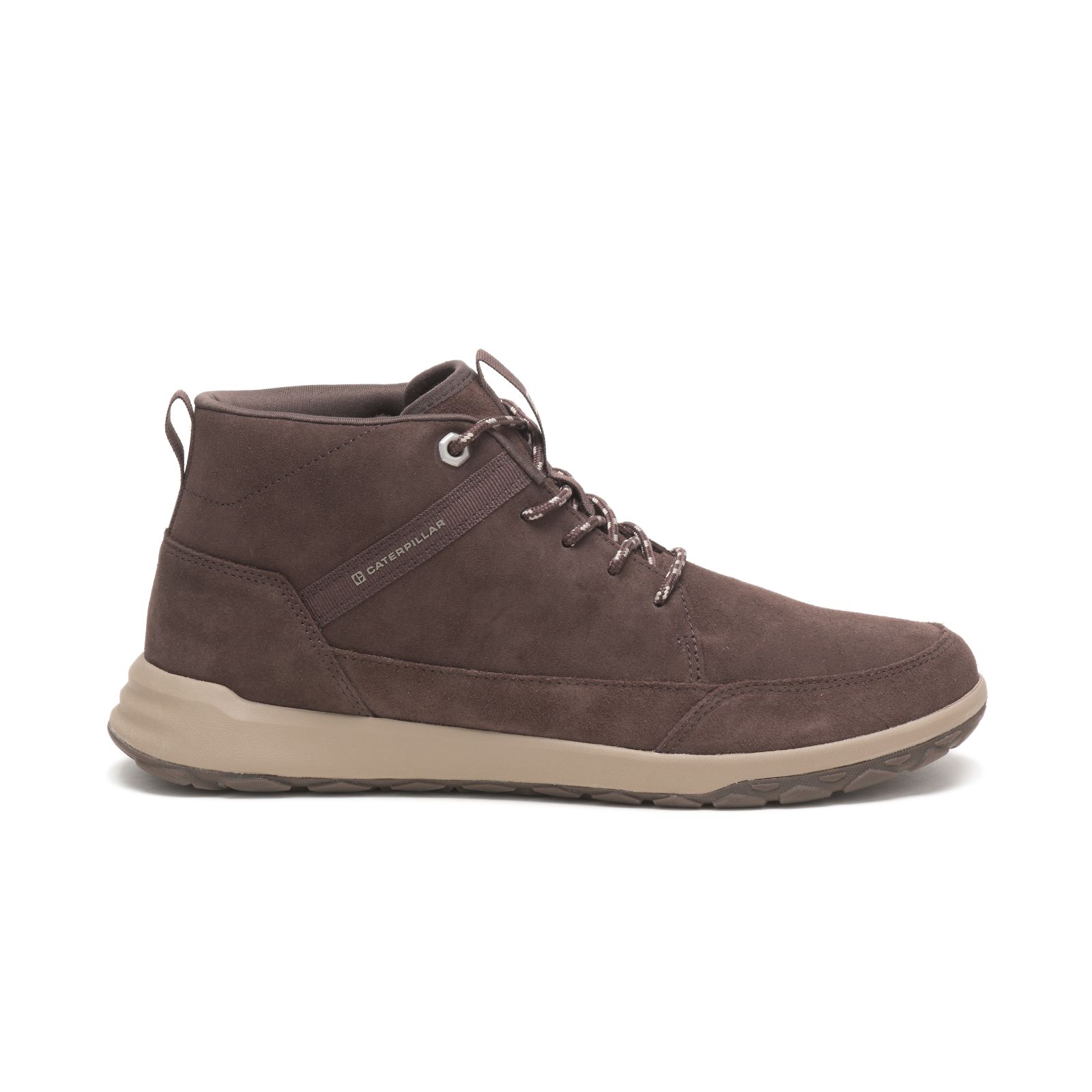 Men's Caterpillar Code Quest Mid Sneakers Coffee | Cat-618409