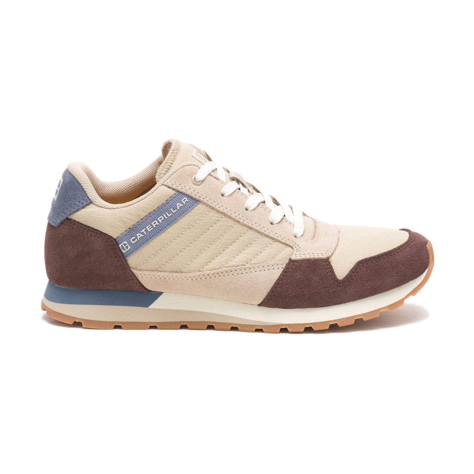 Men's Caterpillar Code Ventura Sneakers Beige | Cat-640357