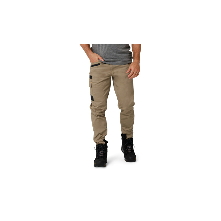 Men's Caterpillar Elite Operator Work Pants Khaki | Cat-263105