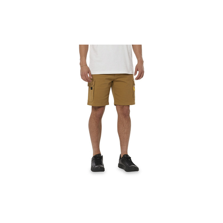 Men's Caterpillar Foundation Cargo Shorts Brown | Cat-378295