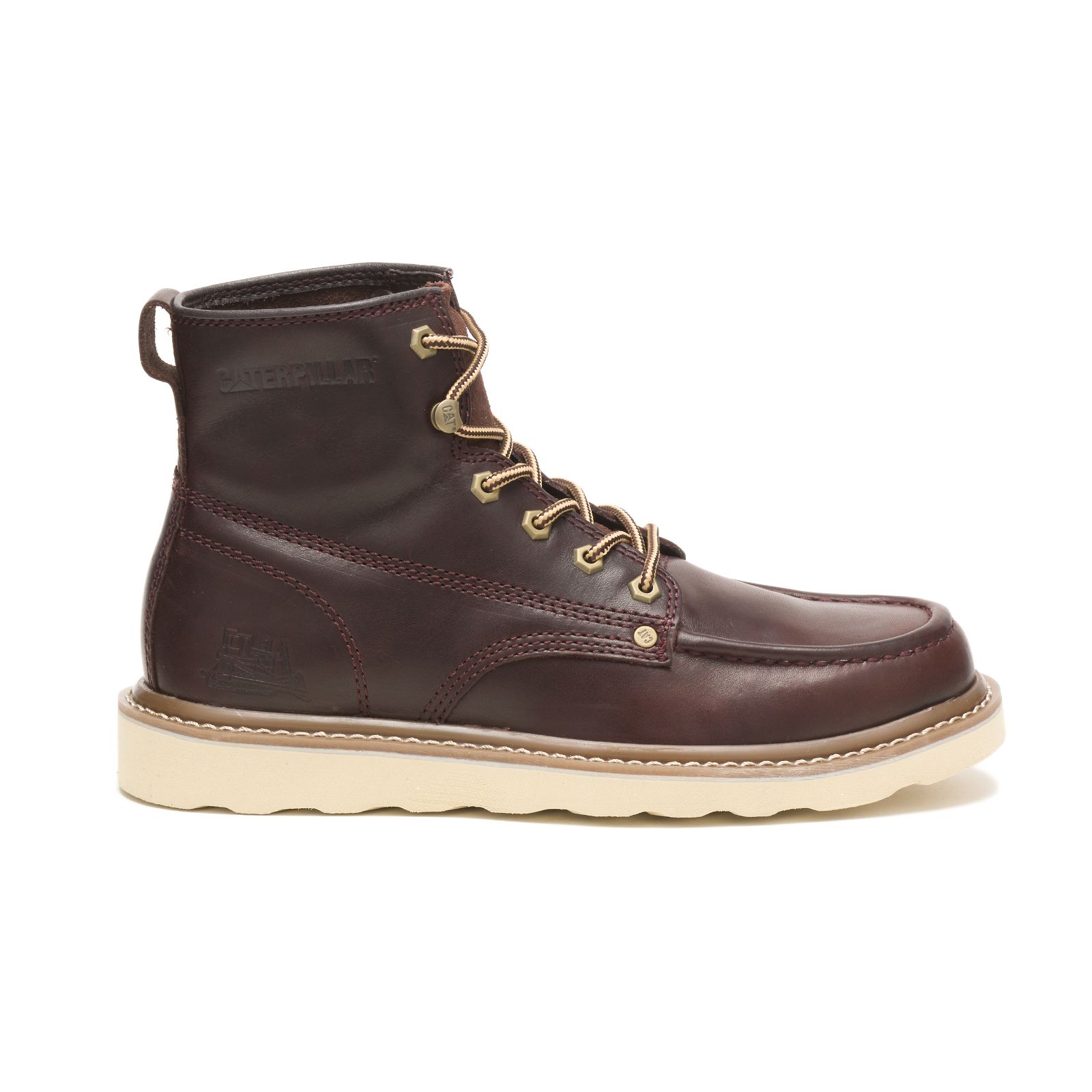 Men's Caterpillar Glenrock Mid Casual Boots Dark Brown | Cat-046719