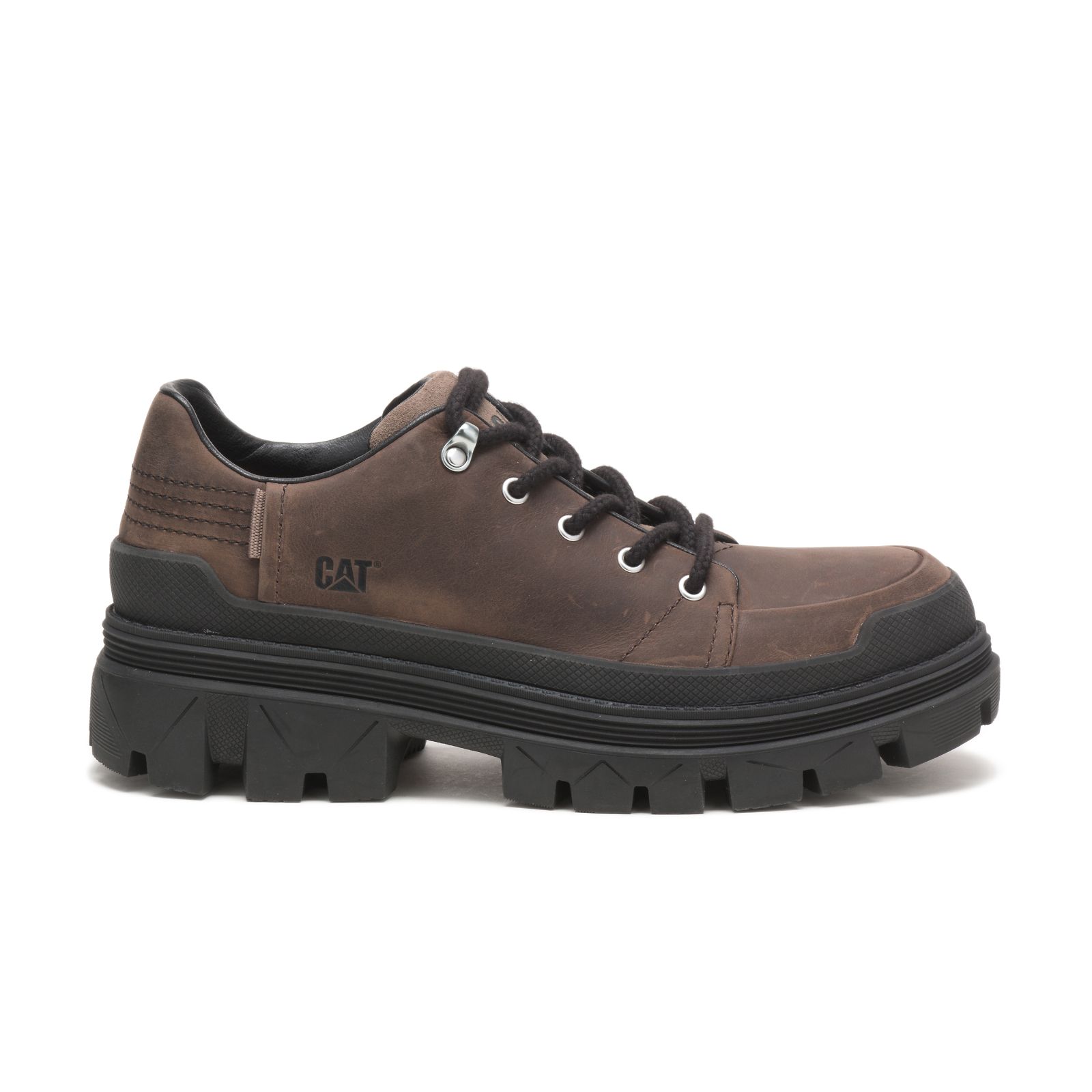 Men's Caterpillar Hardware Lo Casual Shoes Dark Brown/Black | Cat-832175