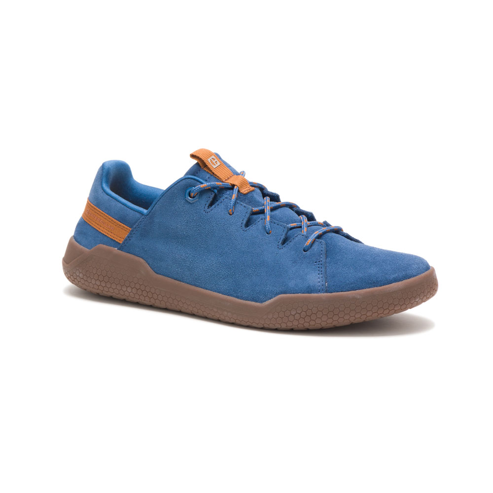 Men's Caterpillar Hex X-lace Sneakers Dark Blue | Cat-359714