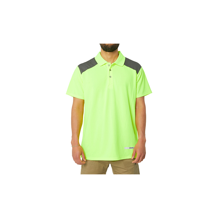 Men's Caterpillar Hi Vis Performance T-Shirts Yellow | Cat-581972