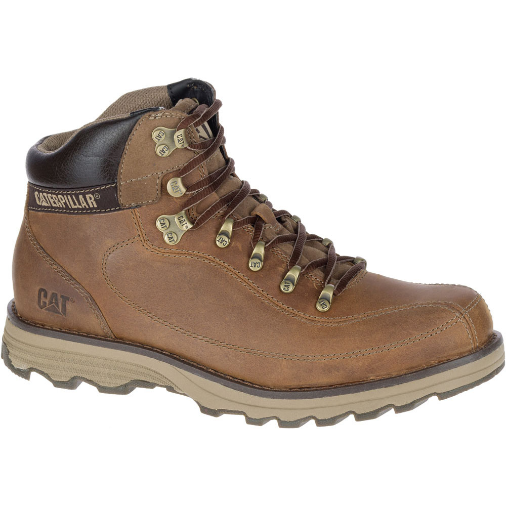 Men's Caterpillar Highbury Casual Boots Dark Beige | Cat-139056