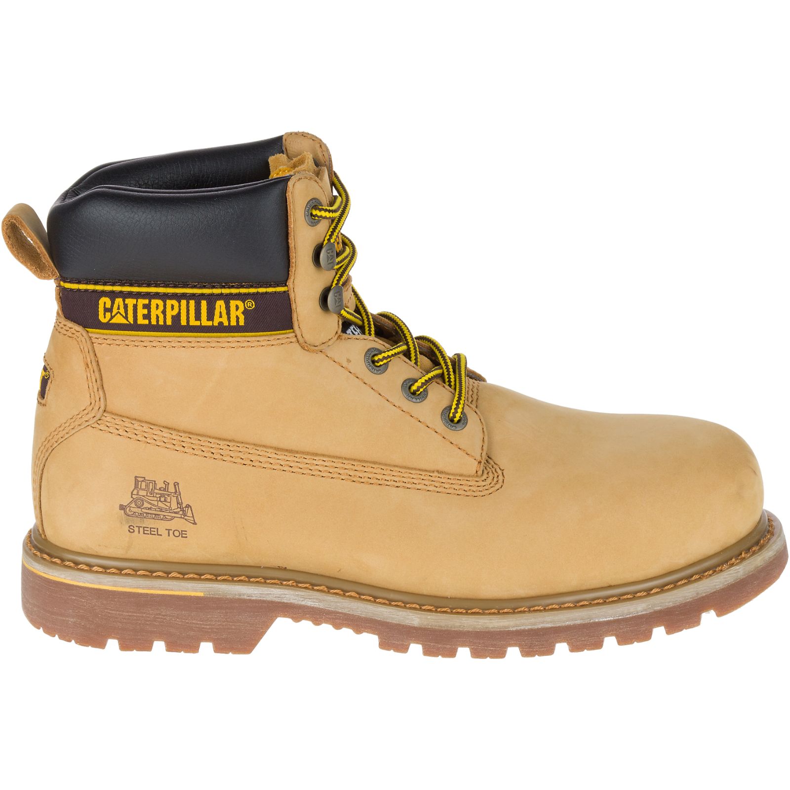Men's Caterpillar Holton Sb E Fo Hro Src Work Boots Orange | Cat-437902