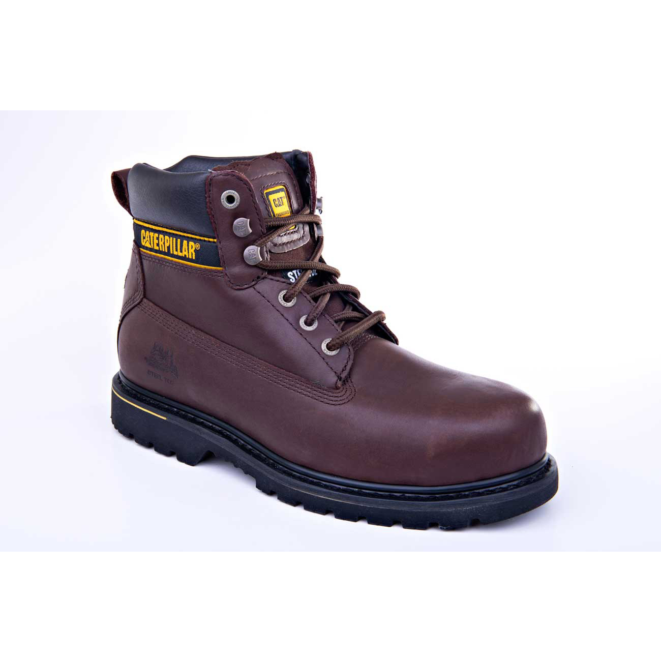 Men's Caterpillar Holton St - Sa Safety Boots Burgundy | Cat-413670