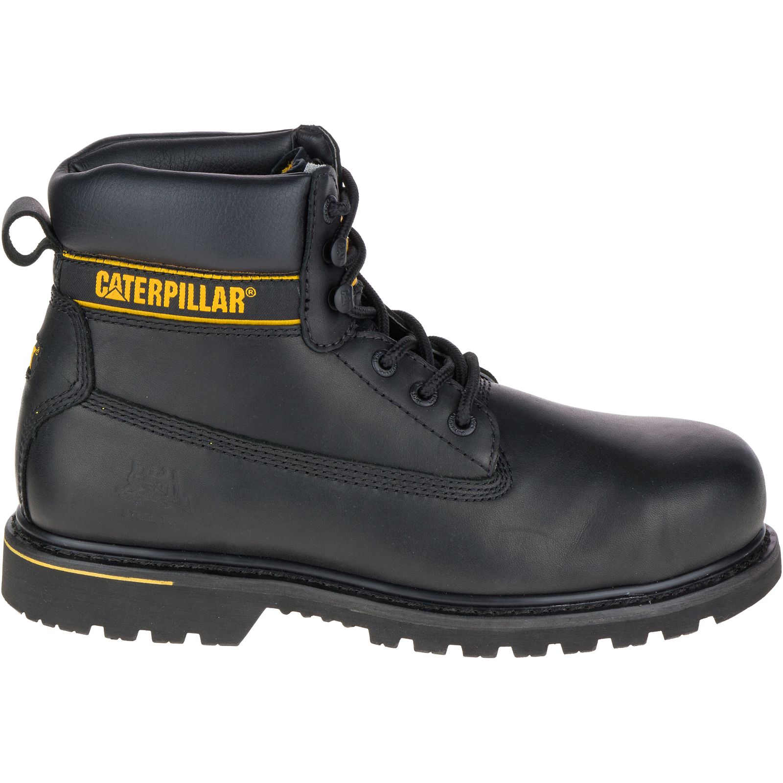 Men's Caterpillar Holton Steel Toe S3 Hro Src Work Boots Black | Cat-603579