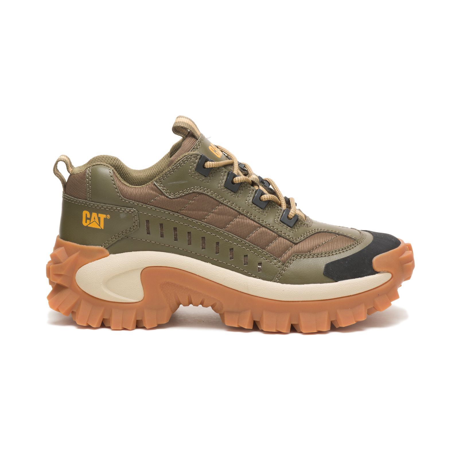 Men's Caterpillar Intruder Casual Shoes Dark Olive | Cat-087526