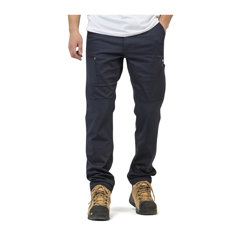 Men's Caterpillar Machine Pants Navy | Cat-130942