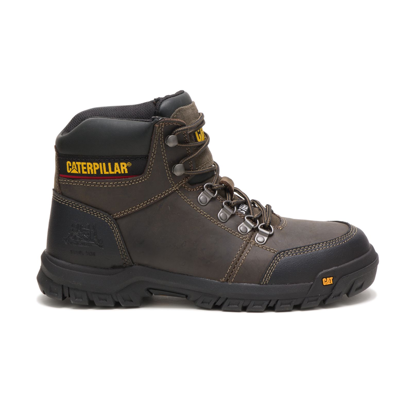Men's Caterpillar Outline Steel Toe Steel Toe Boots Dark Grey | Cat-438562