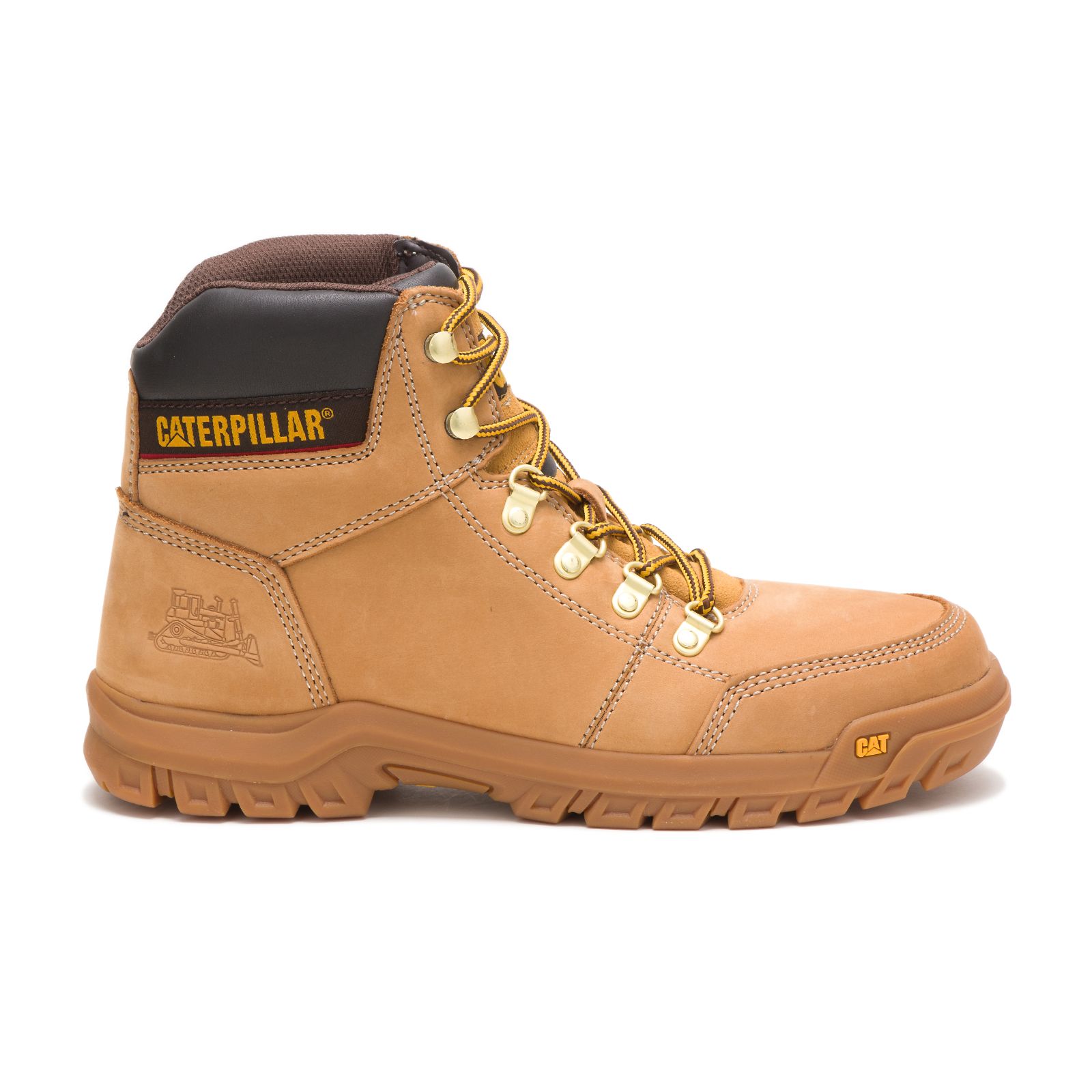 Men's Caterpillar Outline Work Boots Orange | Cat-320751