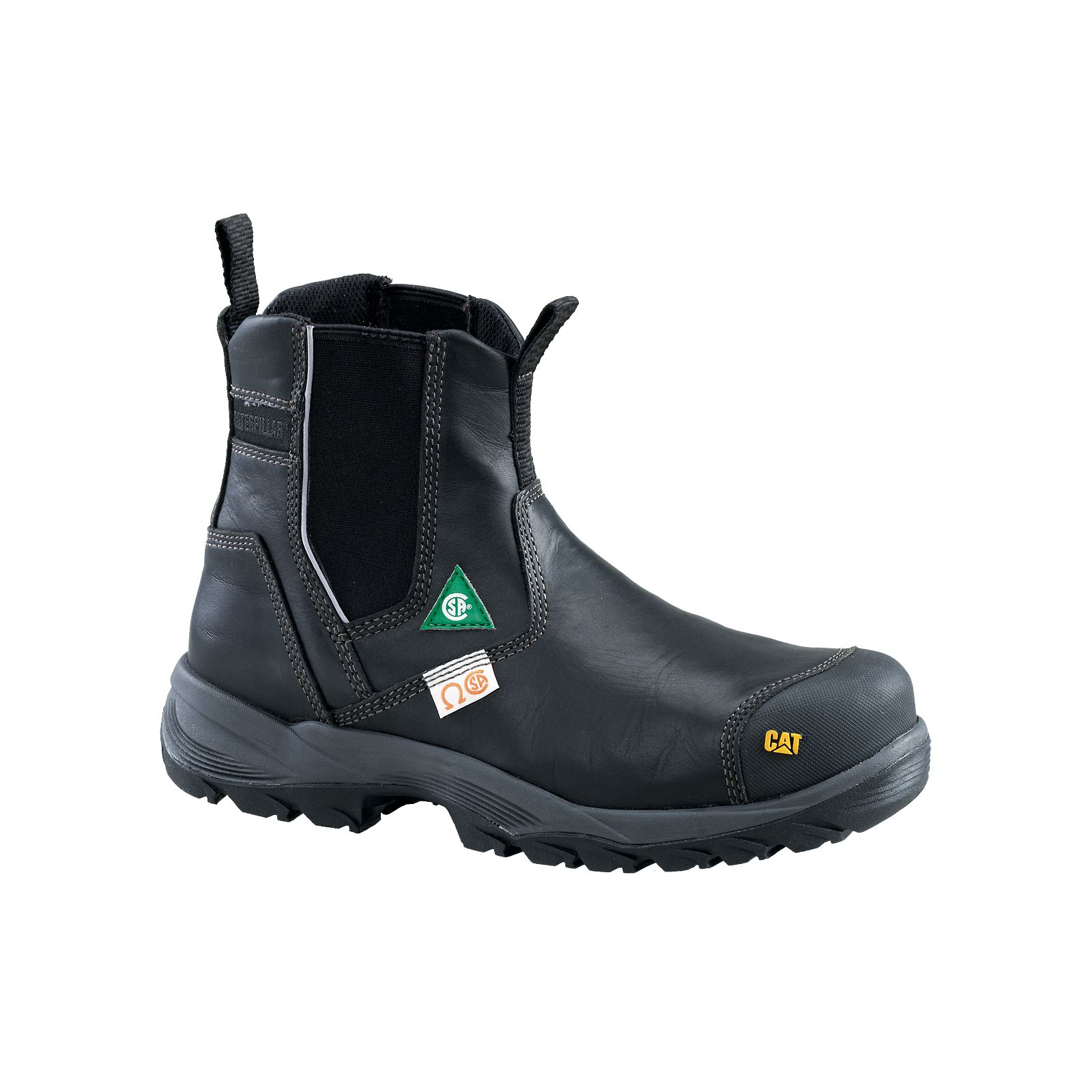 Men's Caterpillar Propane Csa Work Boots Black | Cat-864321