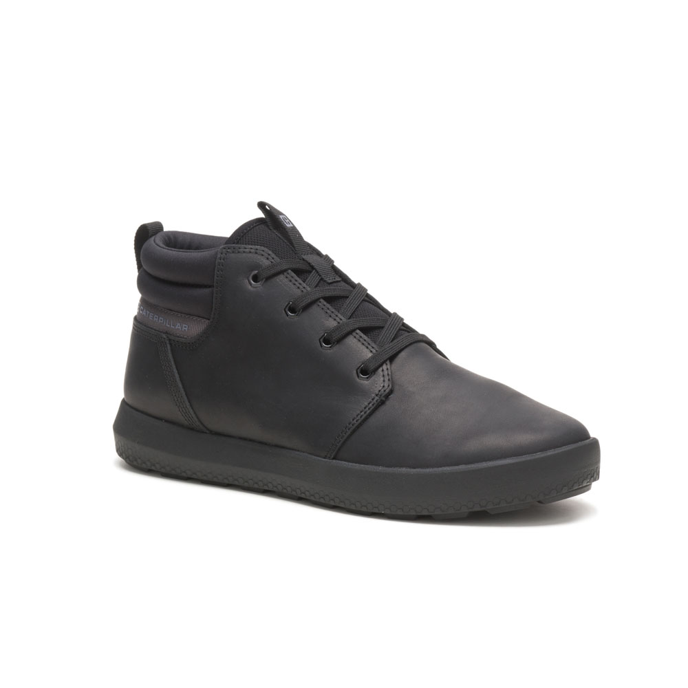 Men's Caterpillar Proxy Mid Sneakers Black | Cat-265938