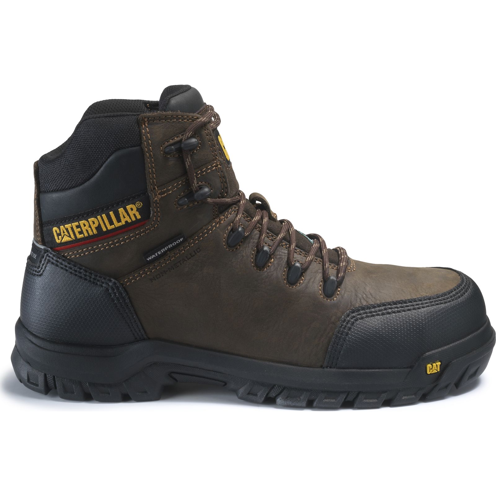 Men's Caterpillar Resorption Ct Wp Csa Work Boots Brown | Cat-831024