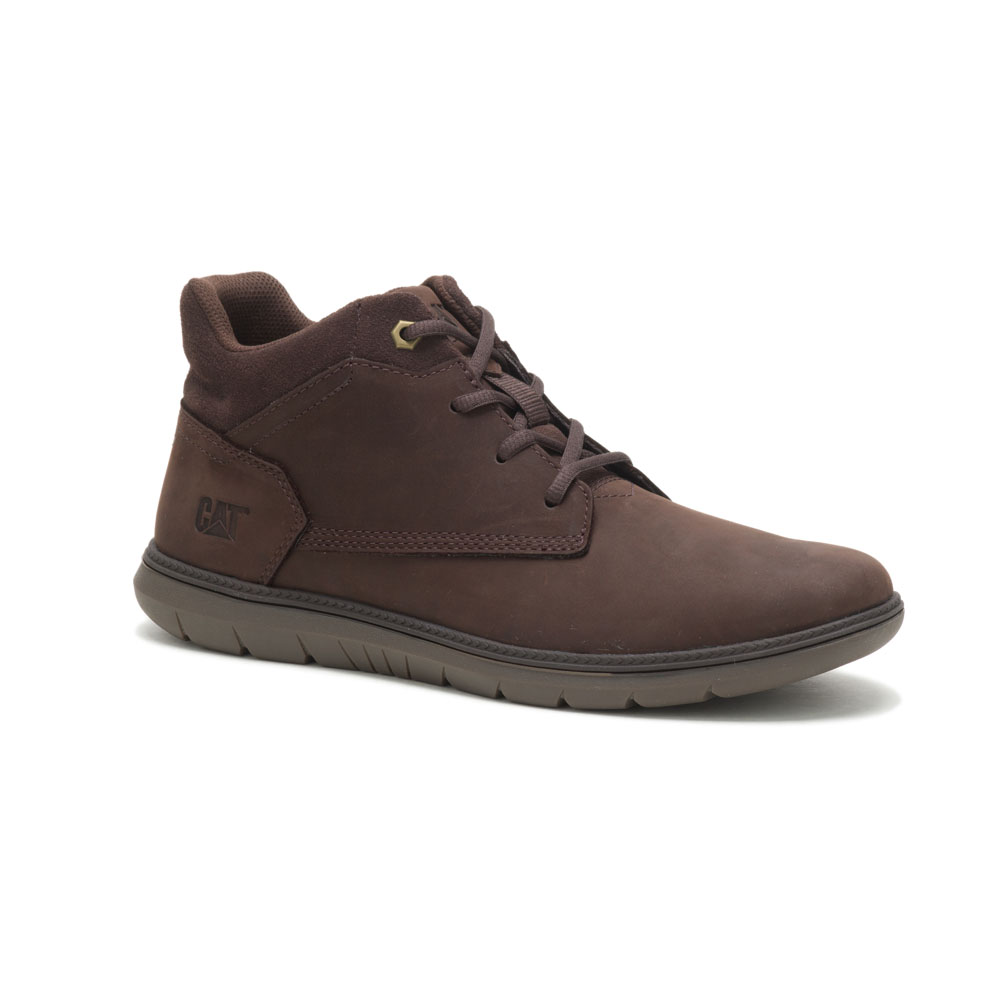 Men's Caterpillar Roamer Mid 2.0 Sneakers Coffee | Cat-870423