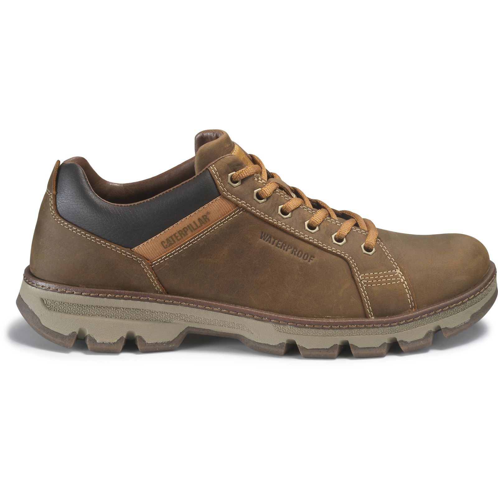 Men's Caterpillar Sterling Waterproof Casual Shoes Brown | Cat-049578