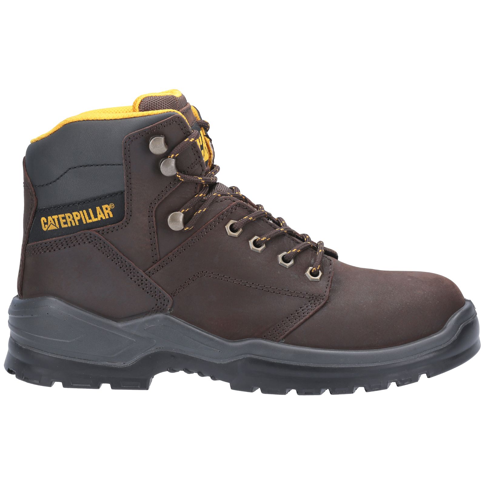 Men's Caterpillar Striver St S3 Src Work Boots Brown | Cat-149036