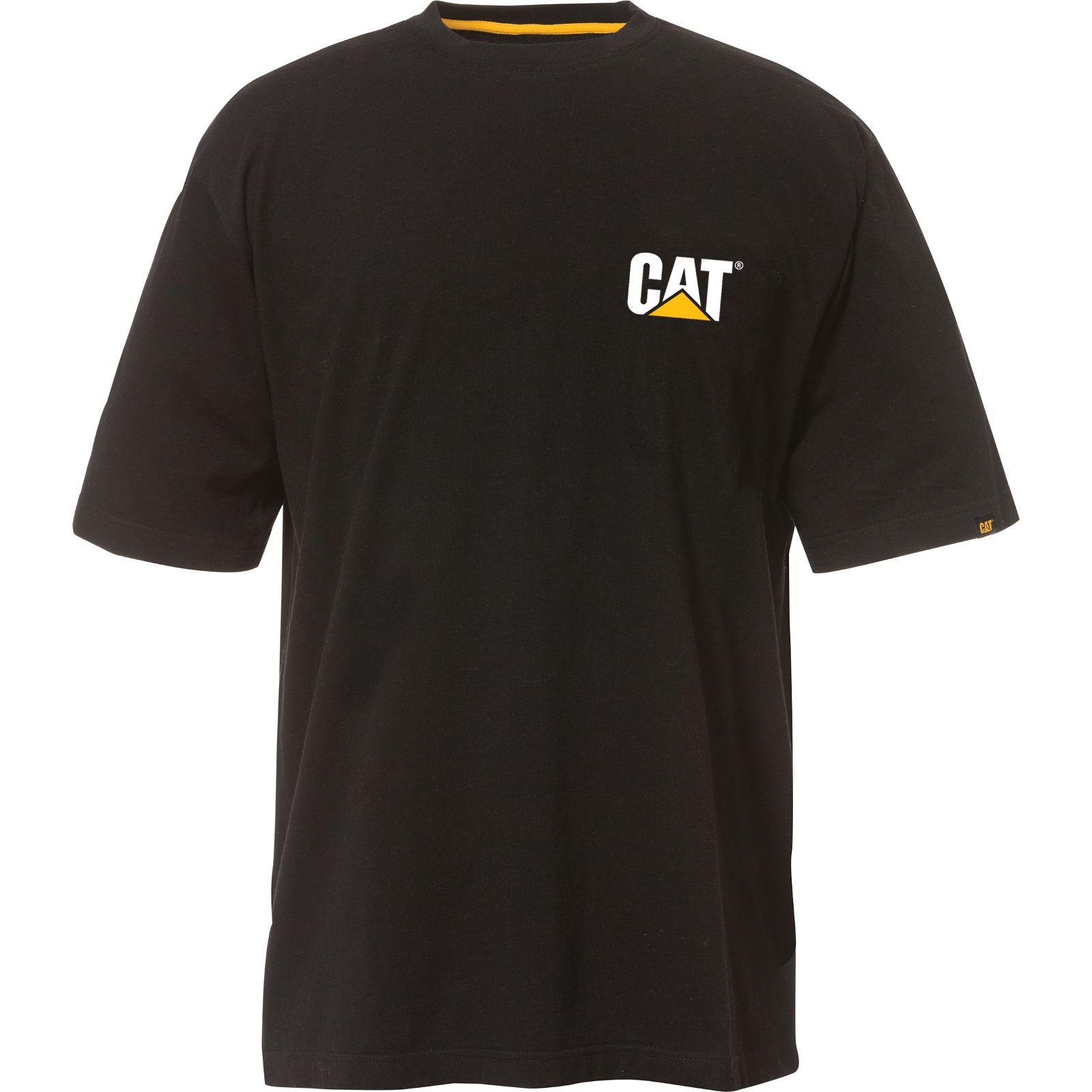 Men's Caterpillar Trademark T-Shirts Black | Cat-423715