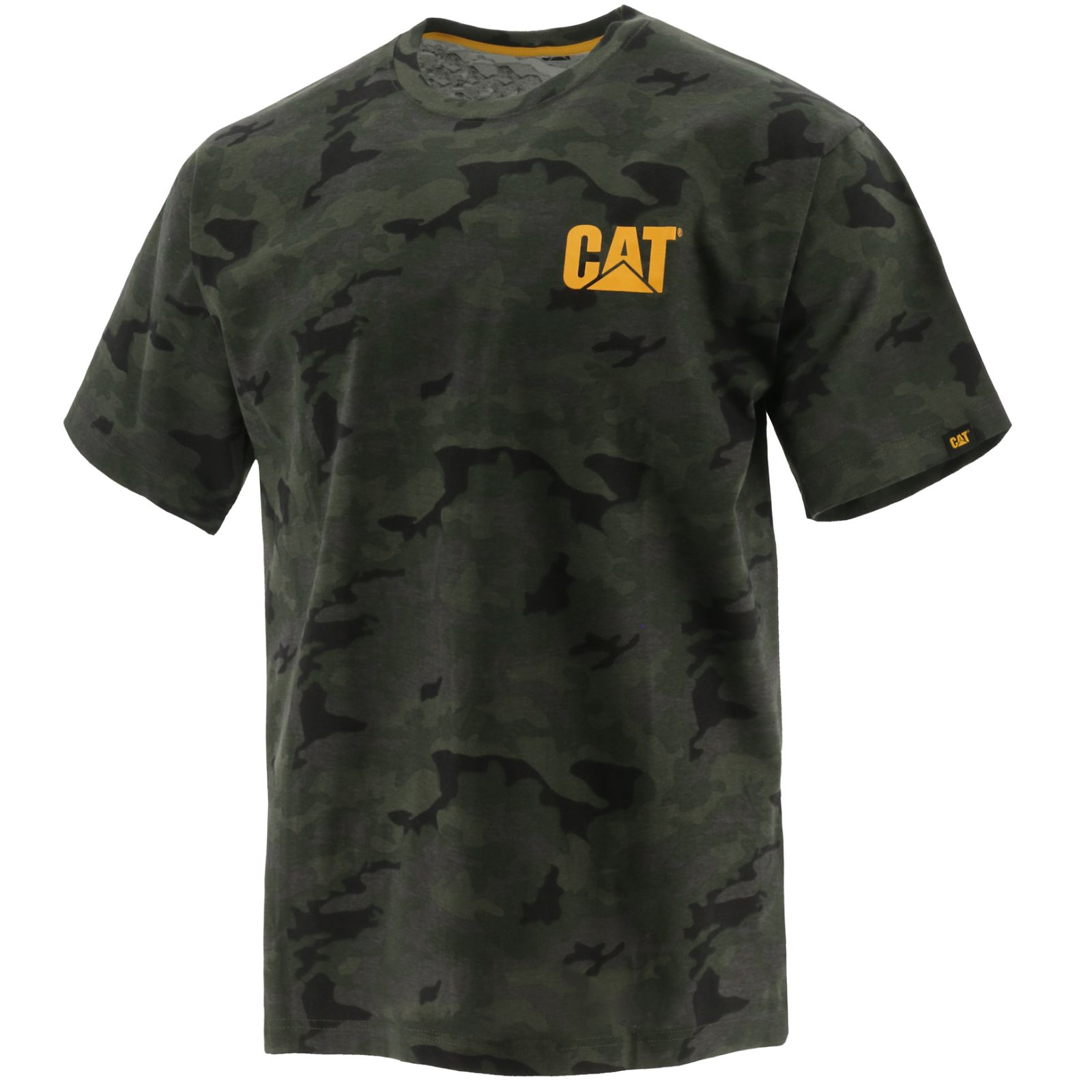 Men's Caterpillar Trademark T-Shirts Camo | Cat-259860