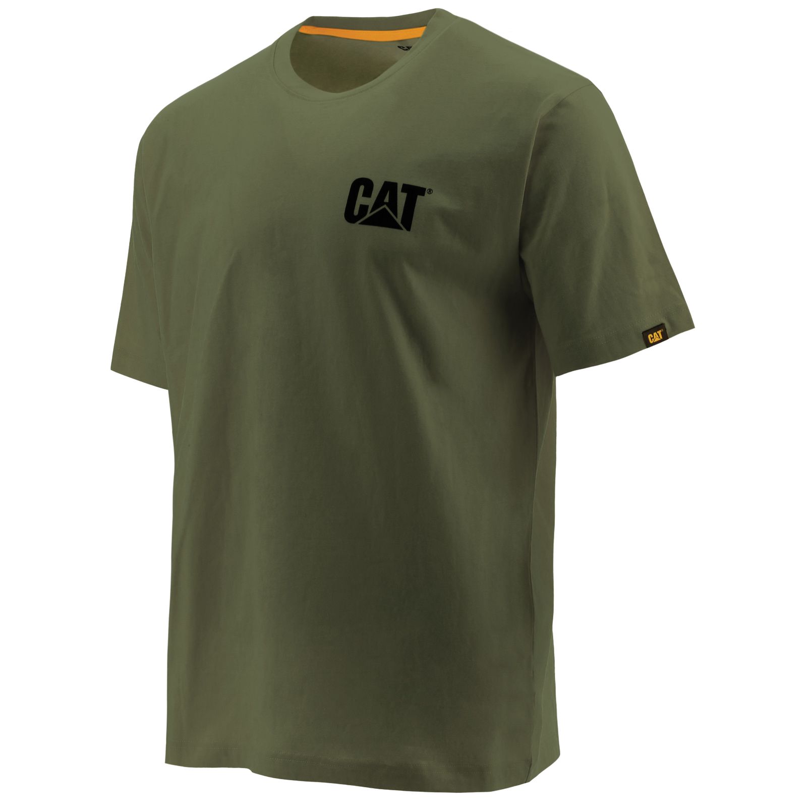 Men's Caterpillar Trademark T-Shirts Green | Cat-986724