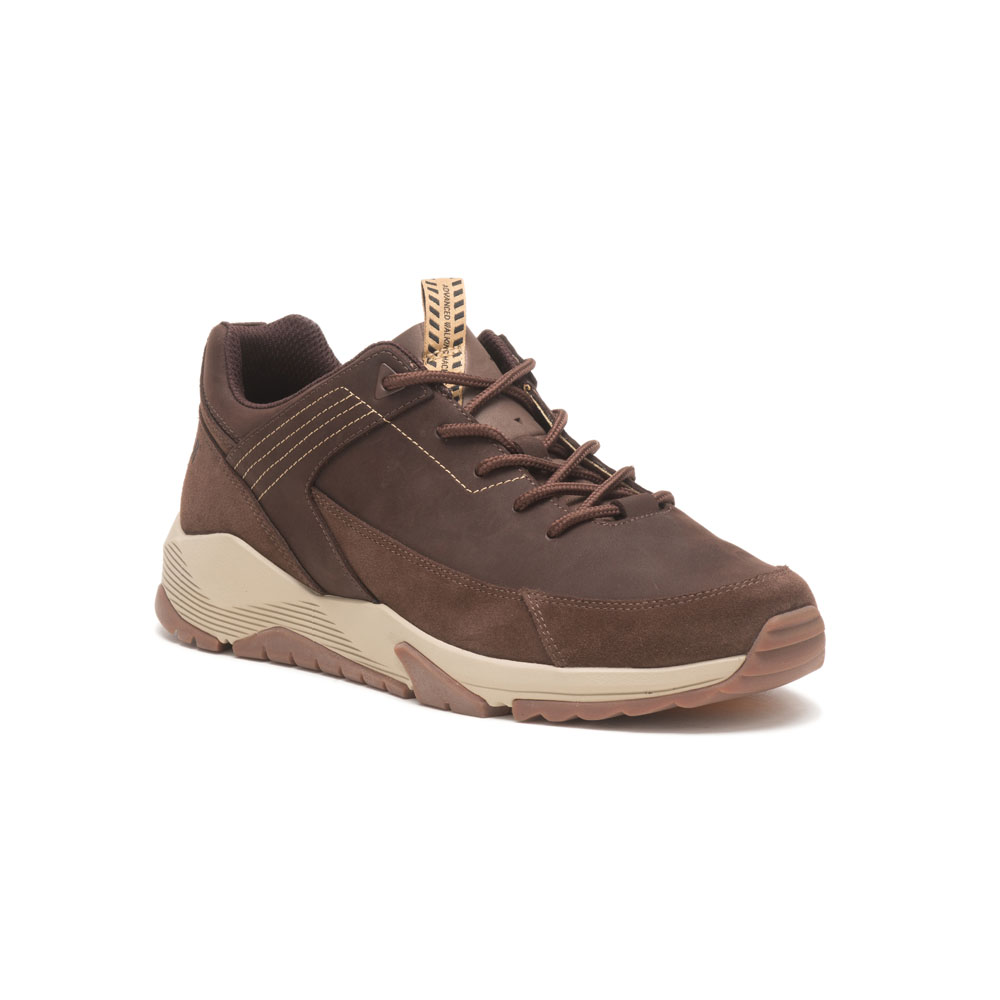 Men's Caterpillar Transmit Sneakers Coffee | Cat-325407