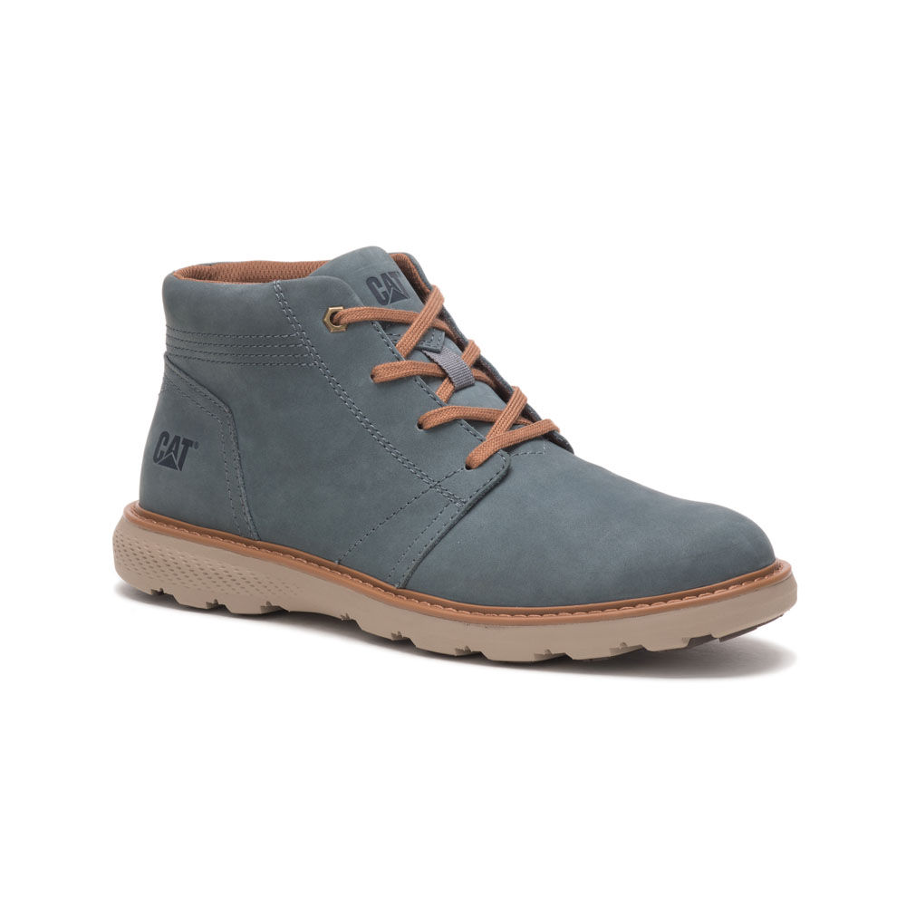 Men's Caterpillar Trey 2.0 Chukka Boots Blue | Cat-305794