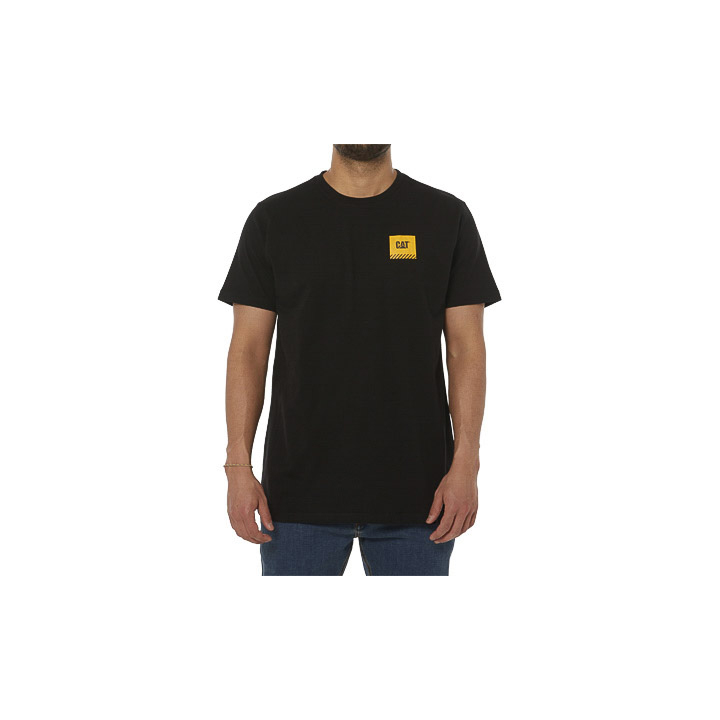 Men's Caterpillar Work Restricted T-Shirts Black | Cat-527960