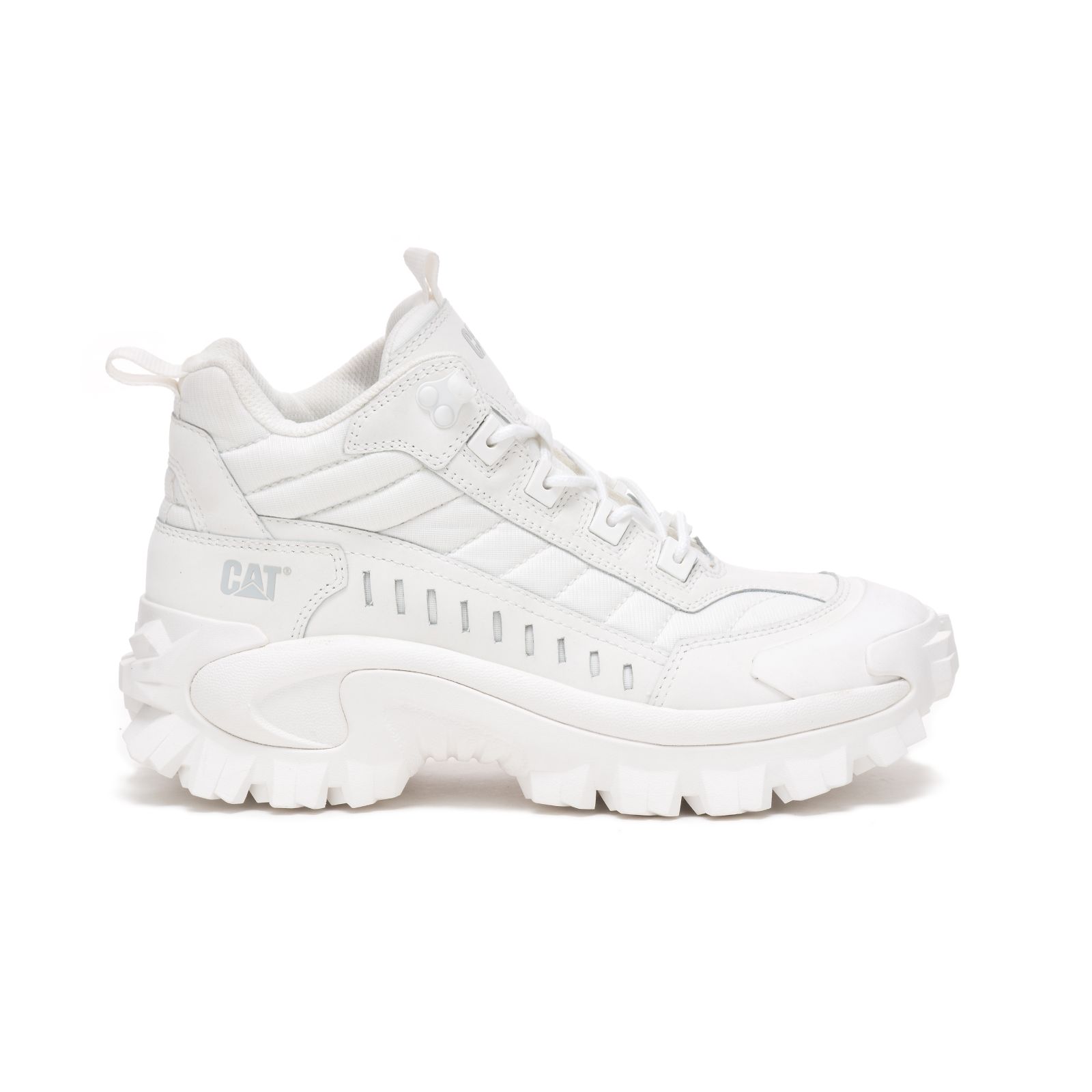 Women's Caterpillar Intruder Mid Sneakers White | Cat-064782